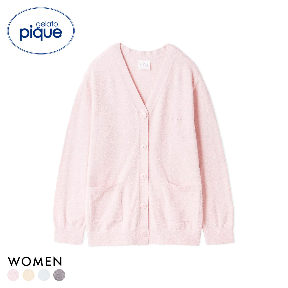ジェラートピケ レディース スムーズィーカーディガン ジェラピケ パジャマ ルームウェア gelato pique