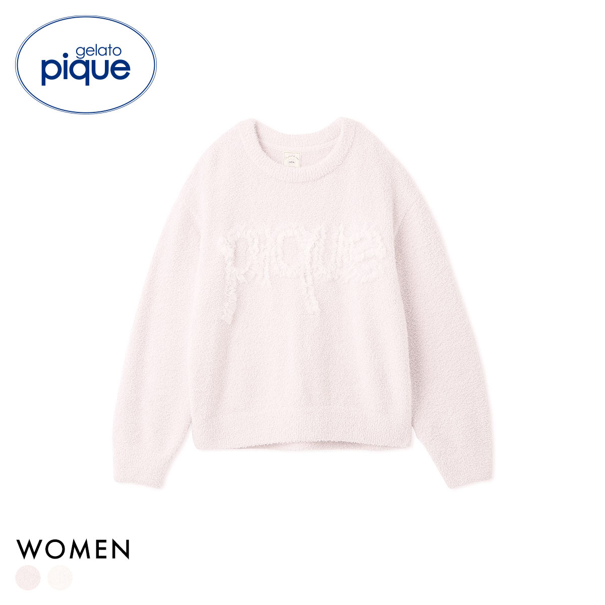 ジェラートピケ レディース フリルロゴプルオーバー ジェラピケ パジャマ ルームウェア gelato pique