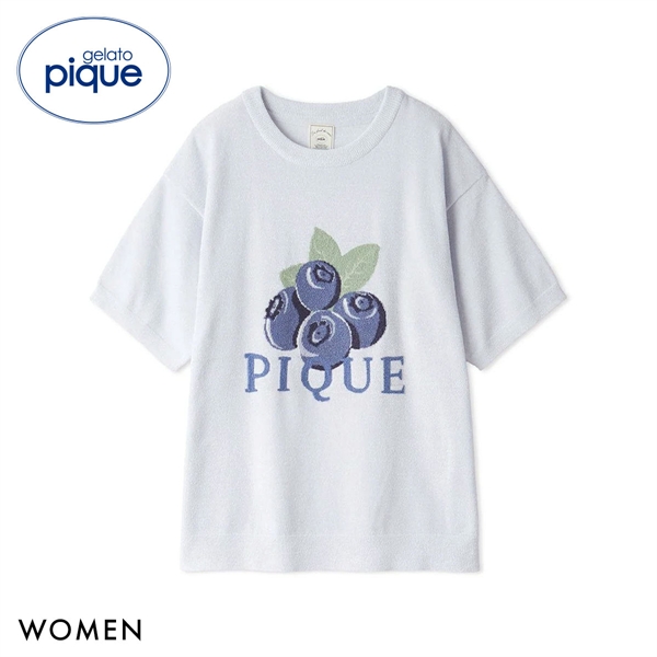 ジェラートピケ レディース スムーズィーフルーツジャガードプルオーバー ジェラピケ パジャマ ルームウェア gelato pique