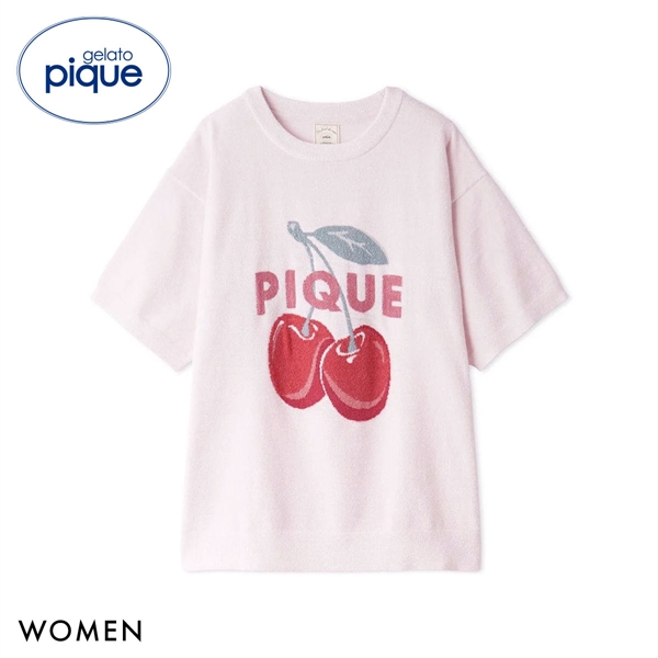 ジェラートピケ レディース スムーズィーフルーツジャガードプルオーバー ジェラピケ パジャマ ルームウェア gelato pique