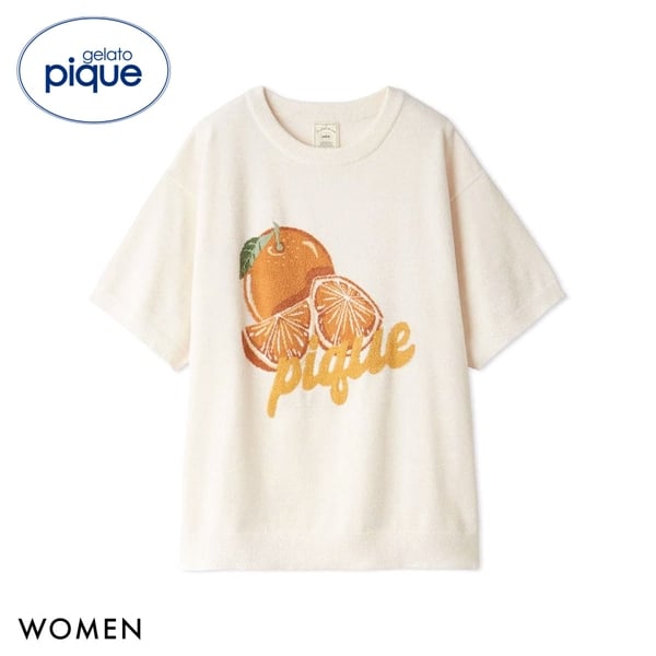 ジェラートピケ レディース スムーズィーフルーツジャガードプルオーバー ジェラピケ パジャマ ルームウェア gelato pique