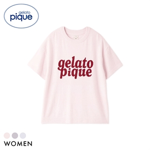 ジェラートピケ レディース スムーズィーロゴジャガード半袖プルオーバー ジェラピケ パジャマ ルームウェア gelato pique