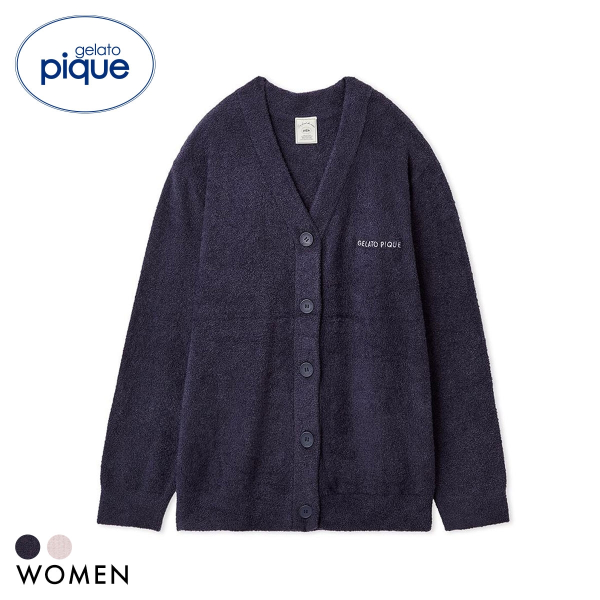 ジェラートピケ レディース IFMC. スムーズィーカーディガン ジェラピケ ルームウェア gelato pique