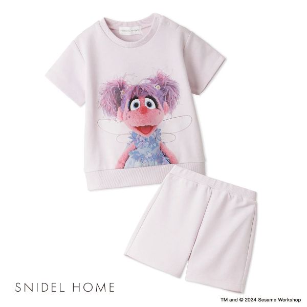 スナイデルホーム SNIDEL HOME 【SESAME STREET】【キッズ】スウェットセット パジャマ ルームウェア