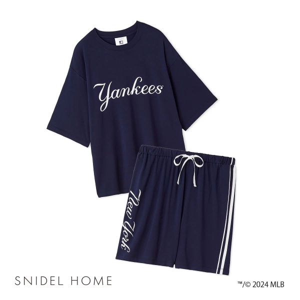スナイデルホーム SNIDEL HOME 【MLB】カットソーセットアップ 上下セット パジャマ ルームウェア