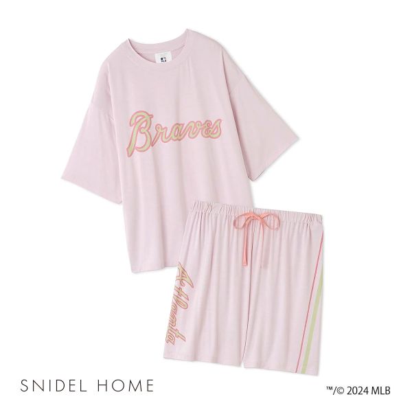 スナイデルホーム SNIDEL HOME 【MLB】カットソーセットアップ 上下セット パジャマ ルームウェア