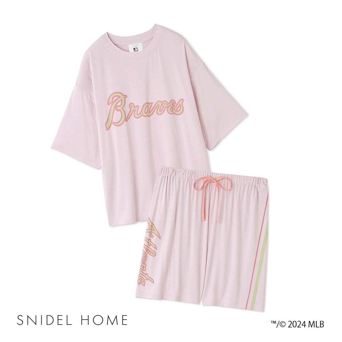 snidel home スナイデルホーム MLB コラボ 3点セット スナイデルホーム SNIDEL HOME 【MLB】カットソーセットアップ