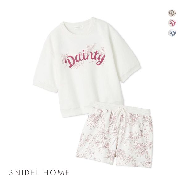 スナイデルホーム スウェットセットアップ パジャマ ルームウェア リボン SNIDEL HOME