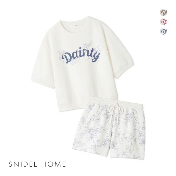 スナイデルホーム スウェットセットアップ パジャマ ルームウェア リボン SNIDEL HOME