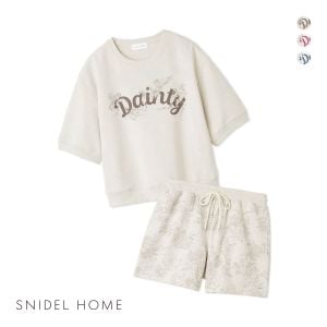 スナイデルホーム スウェットセットアップ パジャマ ルームウェア リボン SNIDEL HOME
