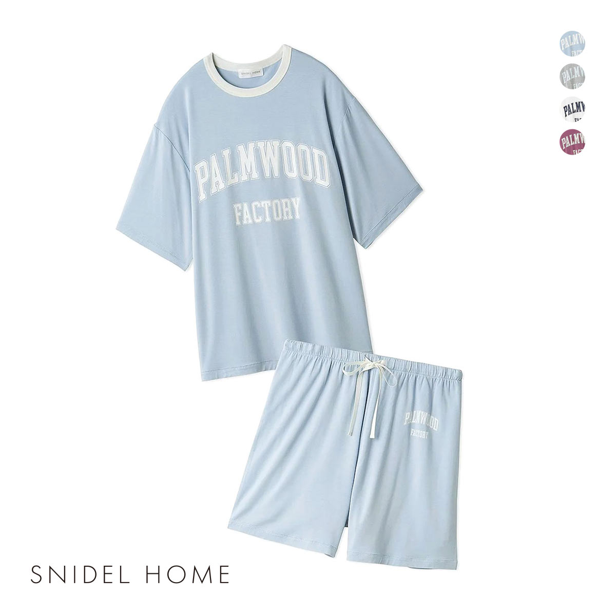 SNIDEL HOME フローラルパジャマセット スナイデルホーム オーバーサイズ カット セットアップ ルーム