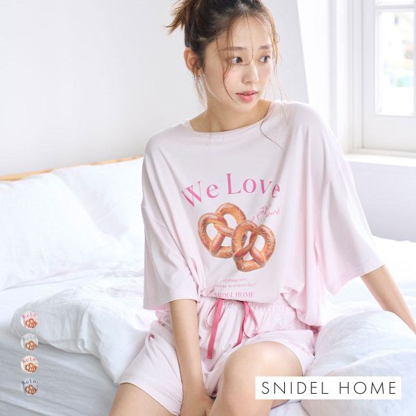 スナイデルホーム 接触冷感 オーバーサイズカットセットアップ SNIDEL HOME