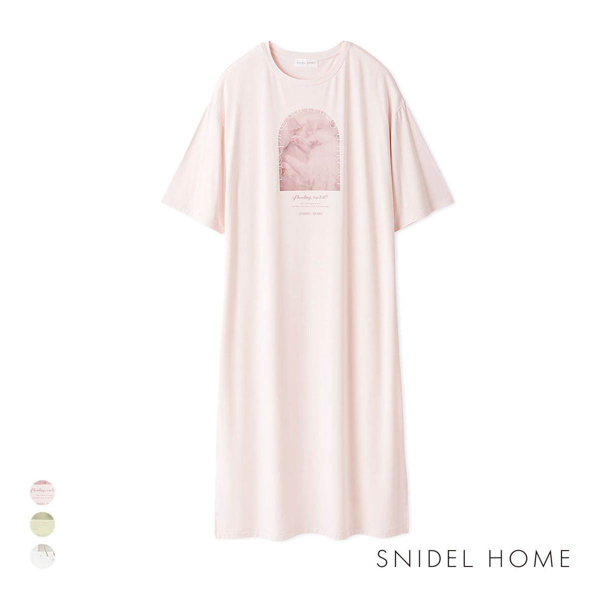 スナイデルホーム CAT 接触冷感 Tシャツワンピース SNIDEL HOME