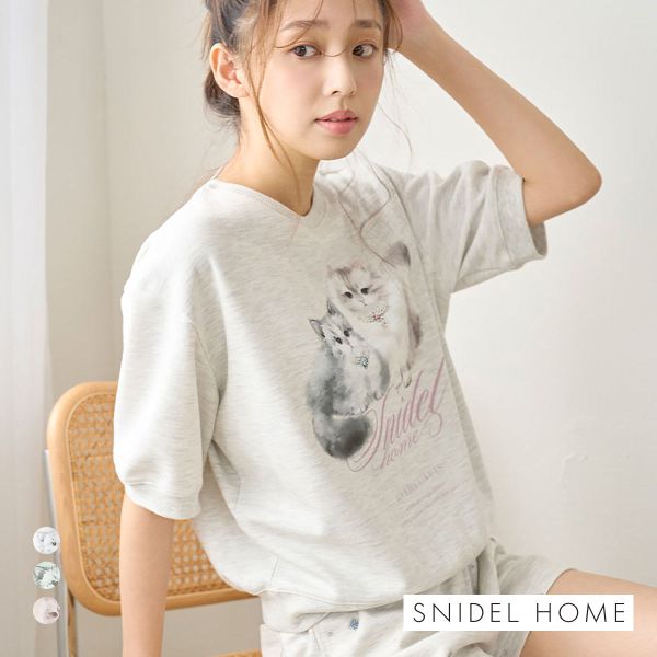 スナイデルホーム CATスウェットセットアップ SNIDEL HOME