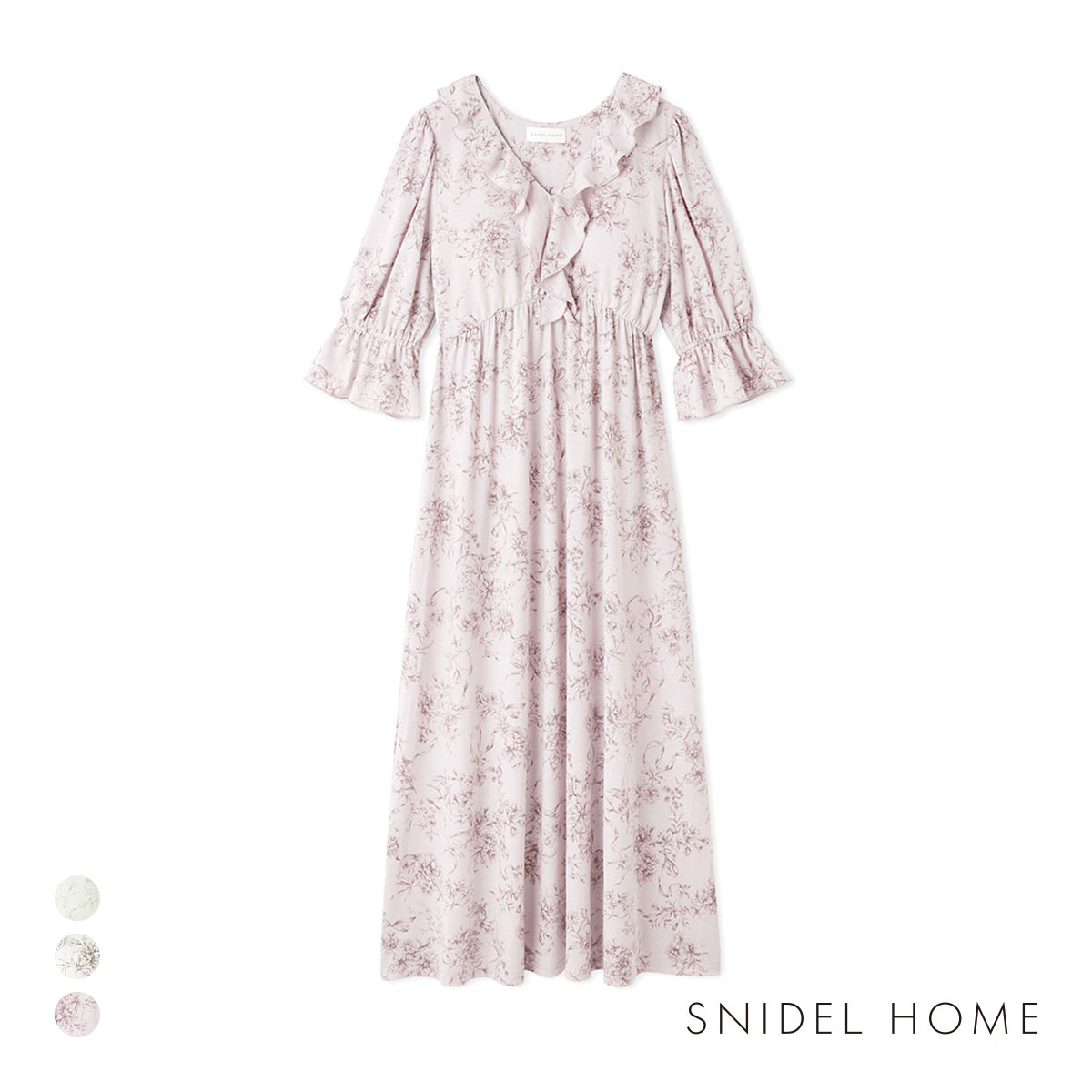 スナイデルホーム サクラコレクションカシュクールワンピース SNIDEL HOME（スナイデルホーム）の「Roseクロシェカシュクール