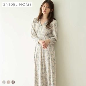 スナイデルホーム シルキーフリースワンピース パジャマ ルームウェア SNIDEL HOME