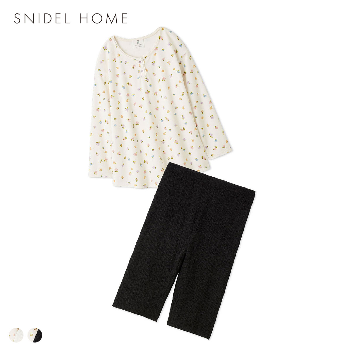 スナイデルホーム SNIDEL HOME × 新木優子 カットセットアップ パジャマ ルームウェア(MIX-ミックス-Free)
