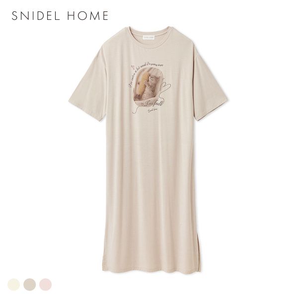 スナイデルホーム KOROMO 接触冷感 Tシャツワンピース パジャマ ルームウェア SNIDEL HOME