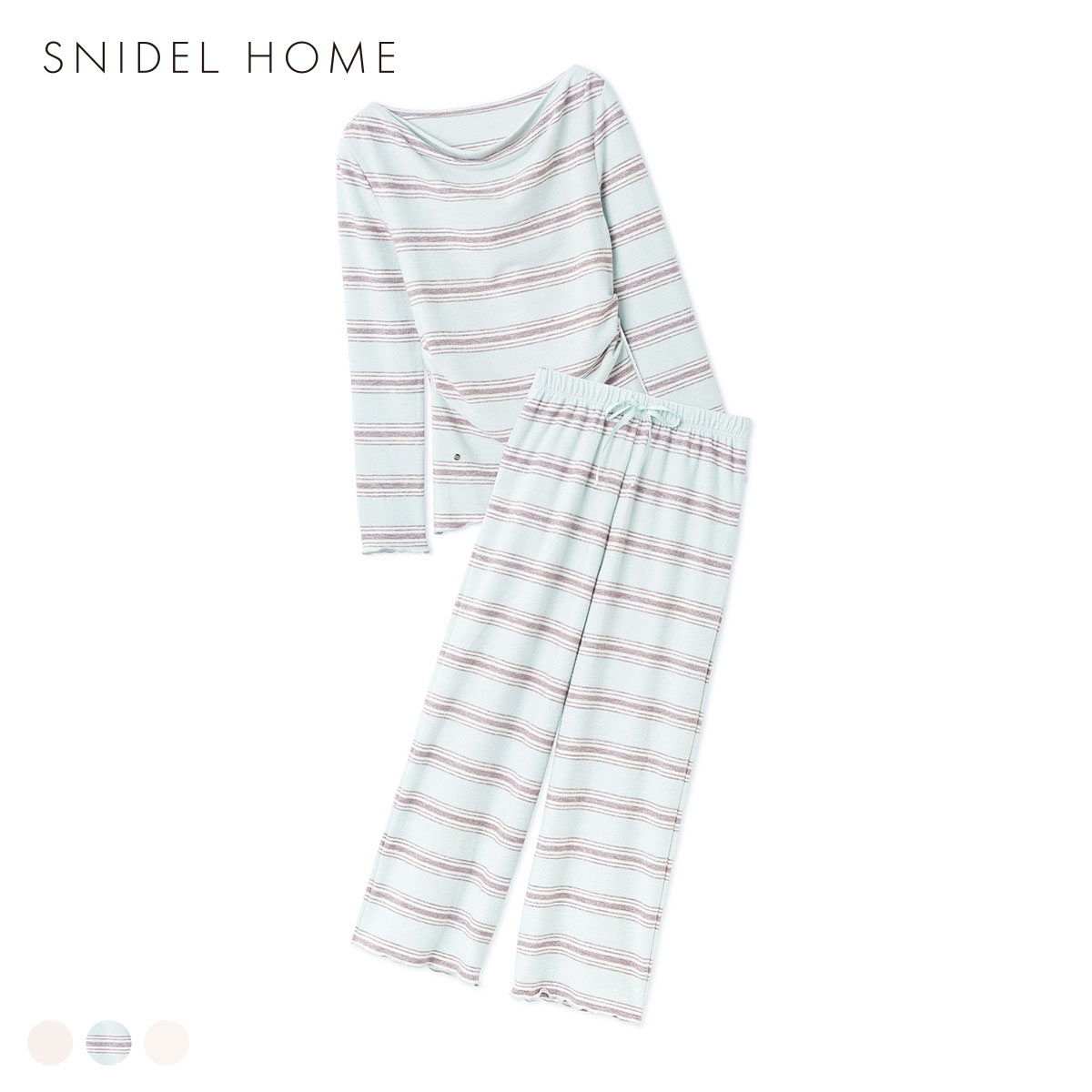 スナイデルホーム ドレープセットアップ パジャマ 上下セット ルームウェア SNIDEL HOME(MI-ミント-Free)