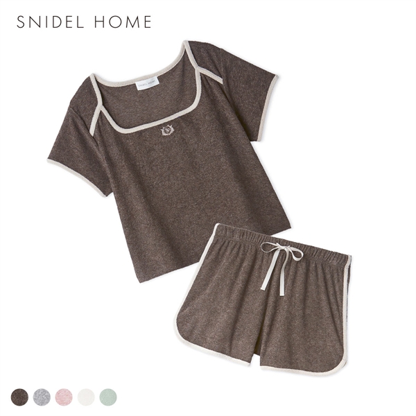 スナイデルホーム sorbet light 接触冷感 パイルセットアップ 上下セット パジャマ ルームウェア SNIDEL HOME