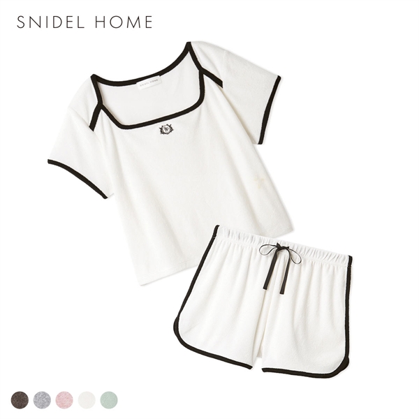 スナイデルホーム sorbet light 接触冷感 パイルセットアップ 上下セット パジャマ ルームウェア SNIDEL HOME