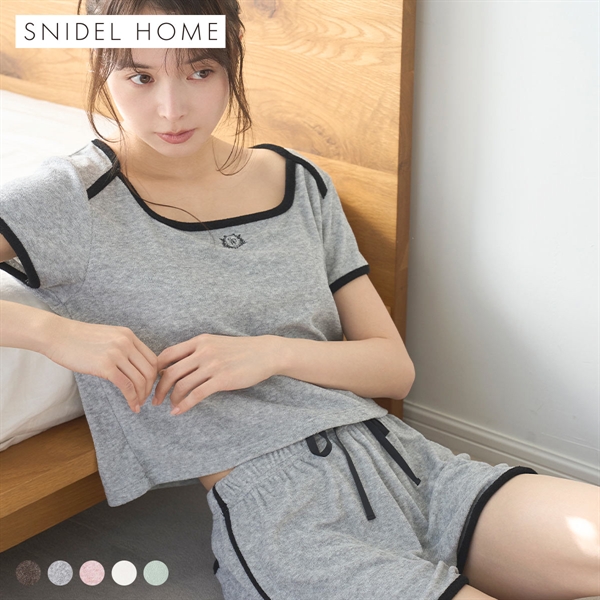 スナイデルホーム sorbet light 接触冷感 パイルセットアップ 上下セット パジャマ ルームウェア SNIDEL HOME