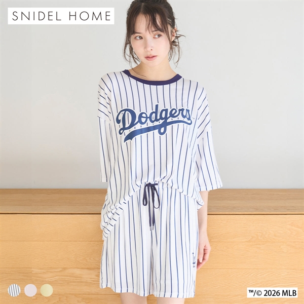 スナイデルホーム MLB Tシャツセットアップ パジャマ ルームウェア SNIDEL HOME
