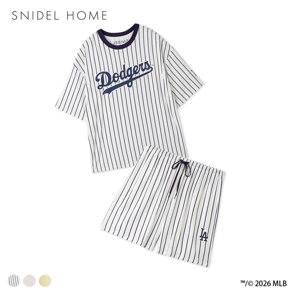 スナイデルホーム MLB Tシャツセットアップ パジャマ ルームウェア SNIDEL HOME