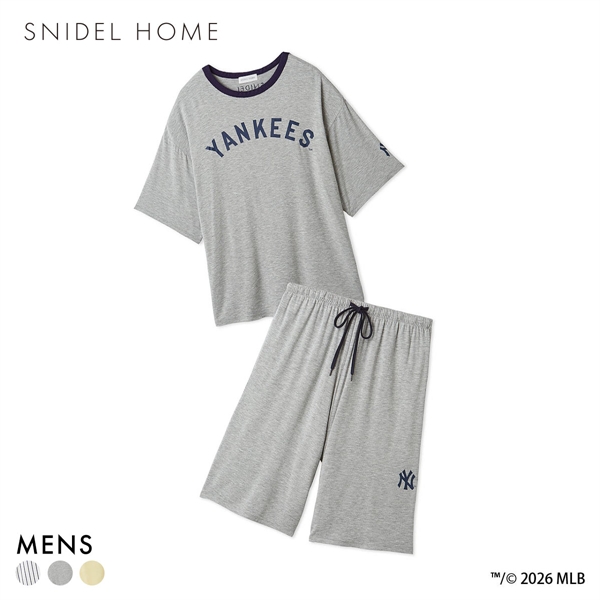 スナイデルホーム MLB メンズ Tシャツセットアップ パジャマ ルームウェア SNIDEL HOME