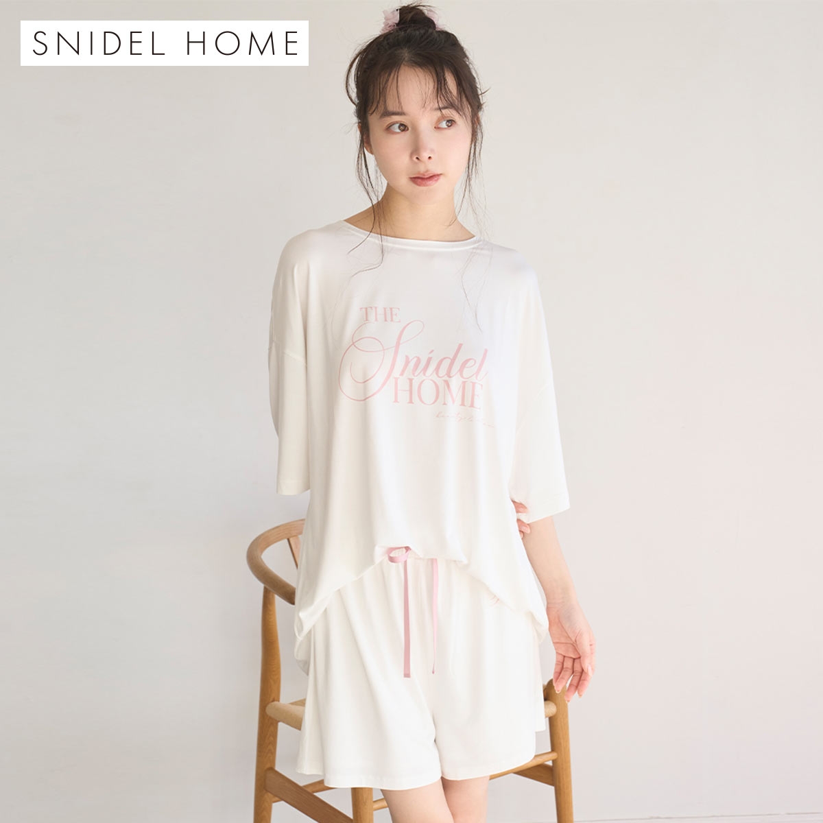 スナイデルホーム 接触冷感 ロゴTシャツセットアップ 上下セット