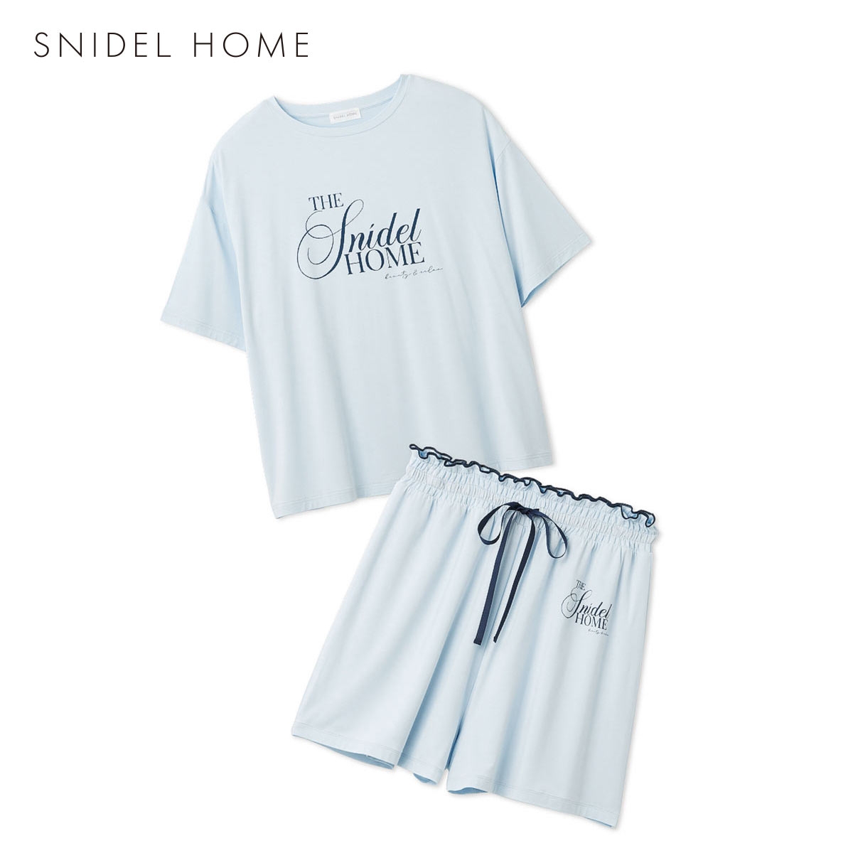 スナイデルホーム 接触冷感 ロゴTシャツセットアップ 上下セット