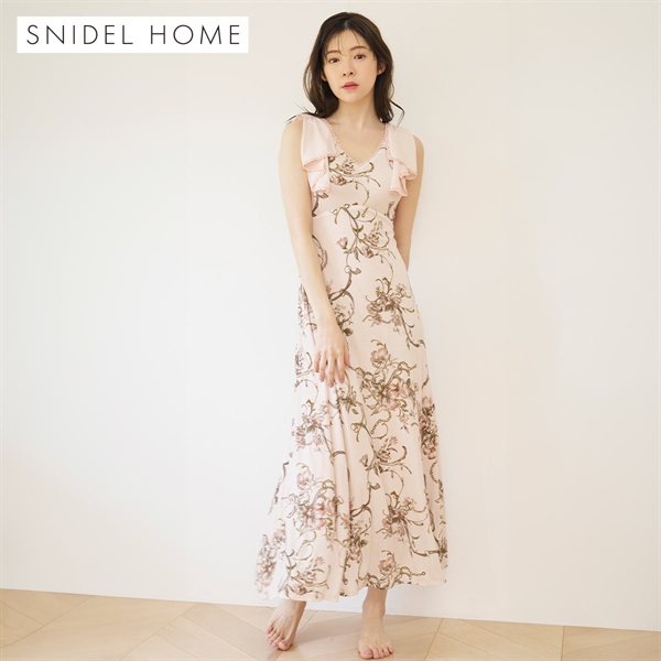 スナイデルホーム モダールテレコスカーフワンピース パジャマ ルームウェア SNIDEL HOME