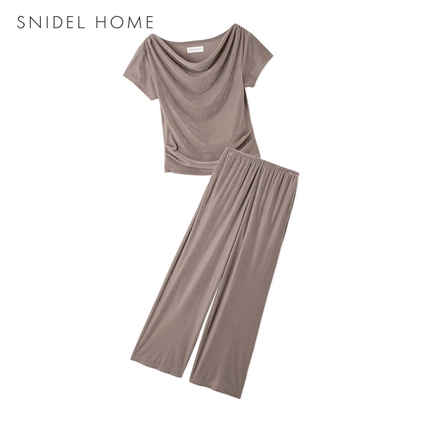 スナイデルホーム シアーベロアセットアップ 上下セット パジャマ ルームウェア SNIDEL HOME