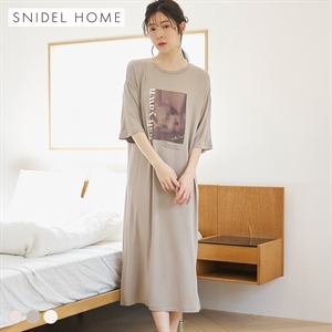 スナイデルホーム 接触冷感 ネコTシャツワンピース パジャマ ルームウェア SNIDEL HOME