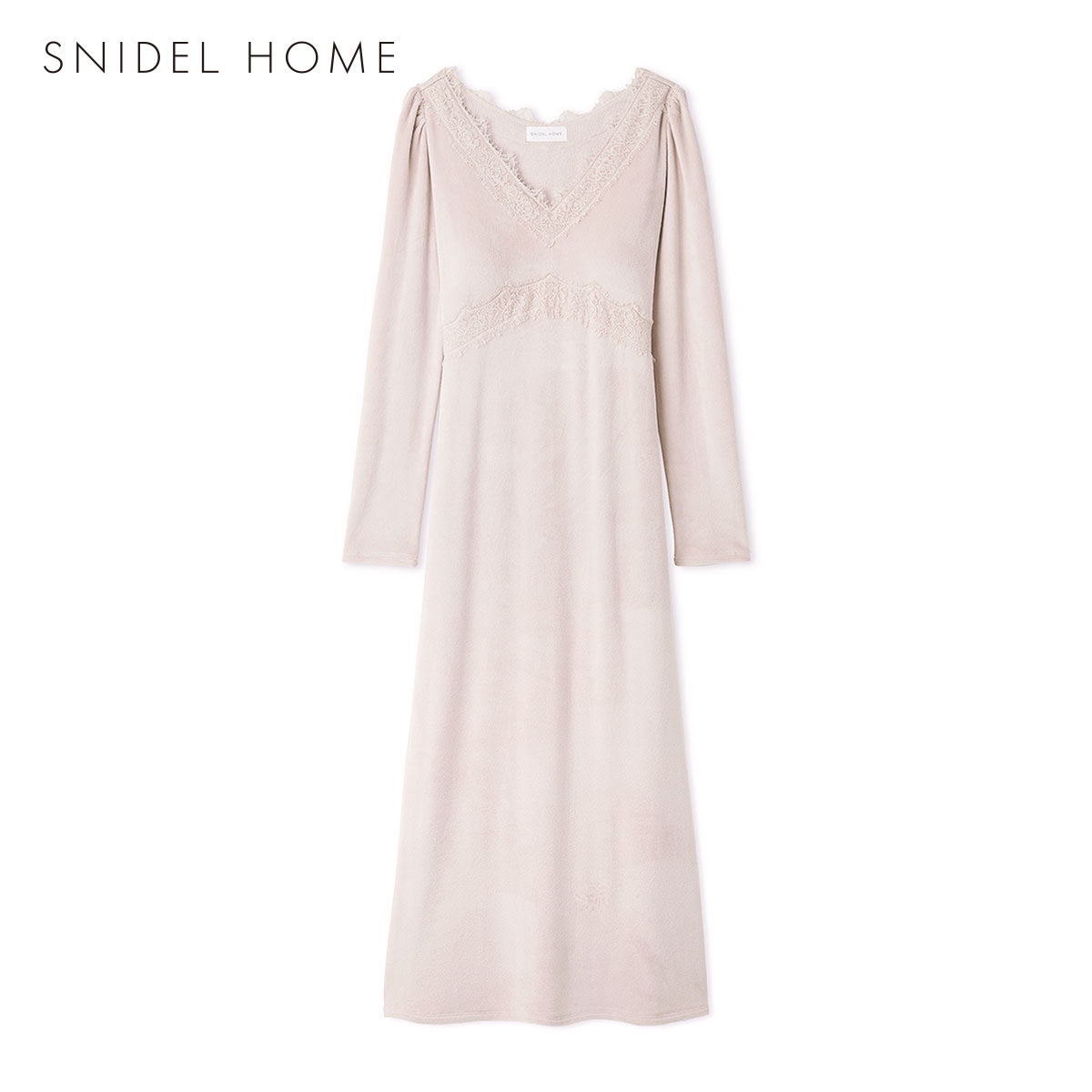 スナイデルホーム イフミック(R) シルキーフリースカップインワンピース カップ付き パッド付き ルームウェア SNIDEL HOME IFMC.(PI-ピンク-Free)