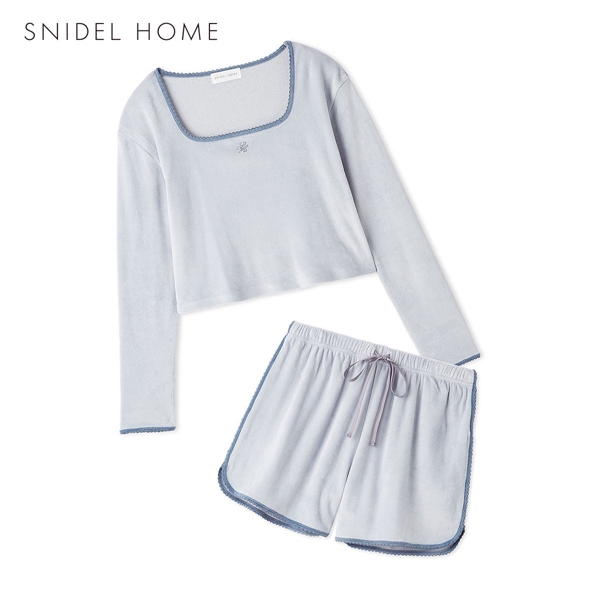 スナイデルホーム イフミック(R) シルキーフリースセットアップ パジャマ ルームウェア SNIDEL HOME