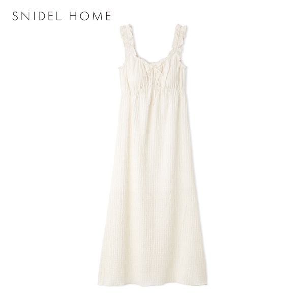 スナイデルホーム ポップコーンカットワンピース カップイン パッド付き 上下セット パジャマ ルームウェア SNIDEL HOME