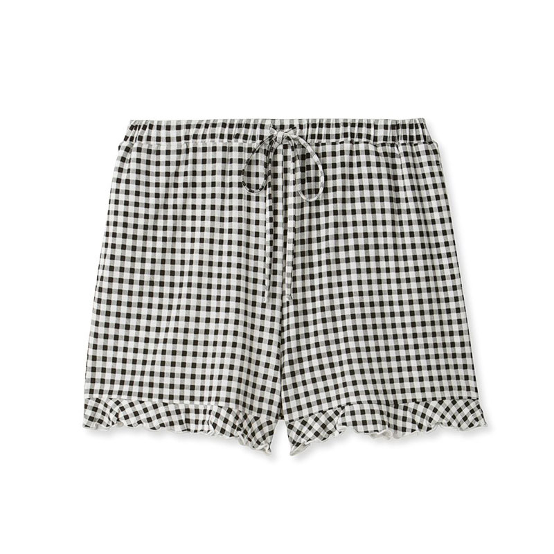 スナイデルホーム SNIDEL HOME 【Eco Rayon】ショートパンツ パジャマ ルームウェア(CHK-チェック-Free)