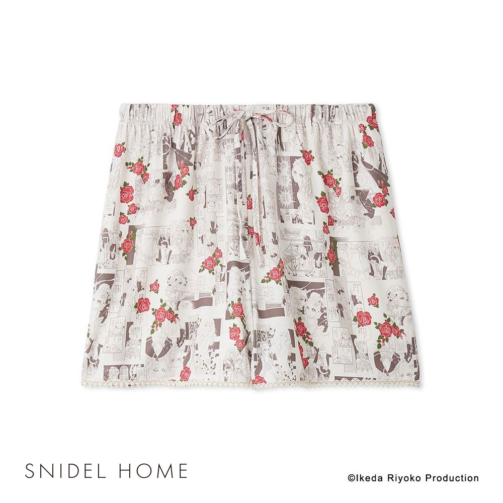 スナイデルホーム SNIDEL HOME 【ベルサイユのばら】ショートパンツ パジャマ ルームウェア(OW-オフホワイト-Free)