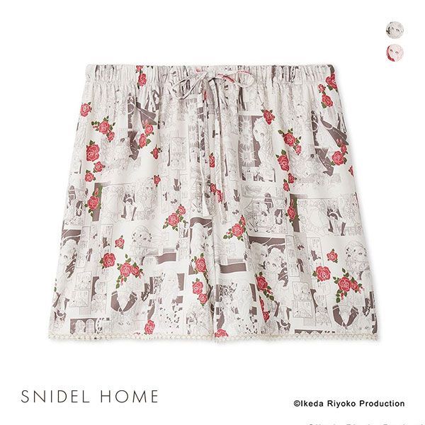 30%OFF スナイデルホーム SNIDEL HOME 【ベルサイユのばら】ショートパンツ パジャマ ルームウェア 30%OFF スナイデルホーム SNIDEL HOME 【ベルサイユのばら】ショートパンツ パジャマ ルームウェア