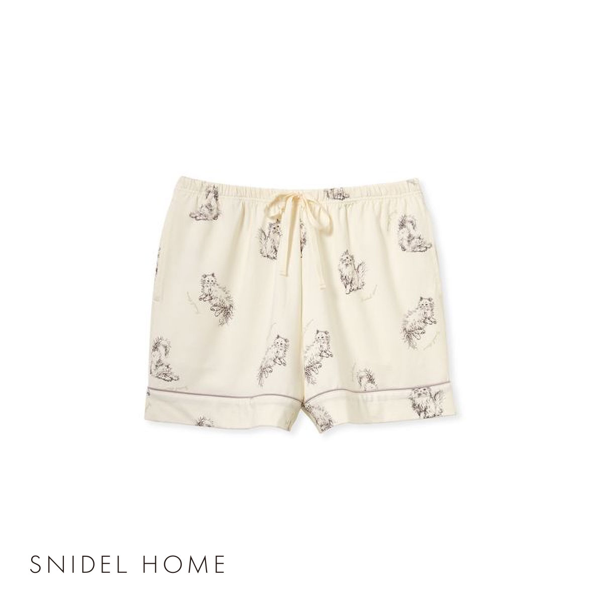 スナイデルホーム SNIDEL HOME 【Moispro】ショートパンツ パジャマ ルームウェア(IV-アイボリー-Free)