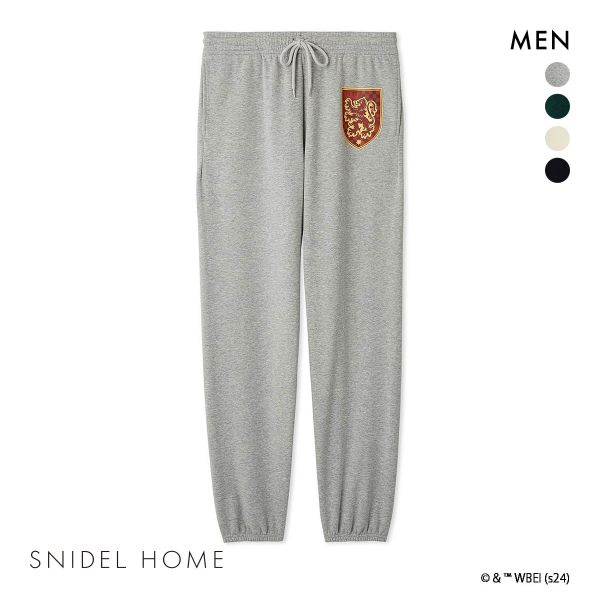 スナイデルホーム メンズ ハリー・ポッター スウェットロングパンツ パジャマ ルームウェア SNIDEL HOME