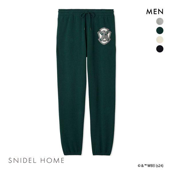 スナイデルホーム メンズ ハリー・ポッター スウェットロングパンツ パジャマ ルームウェア SNIDEL HOME
