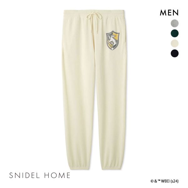 スナイデルホーム メンズ ハリー・ポッター スウェットロングパンツ パジャマ ルームウェア SNIDEL HOME