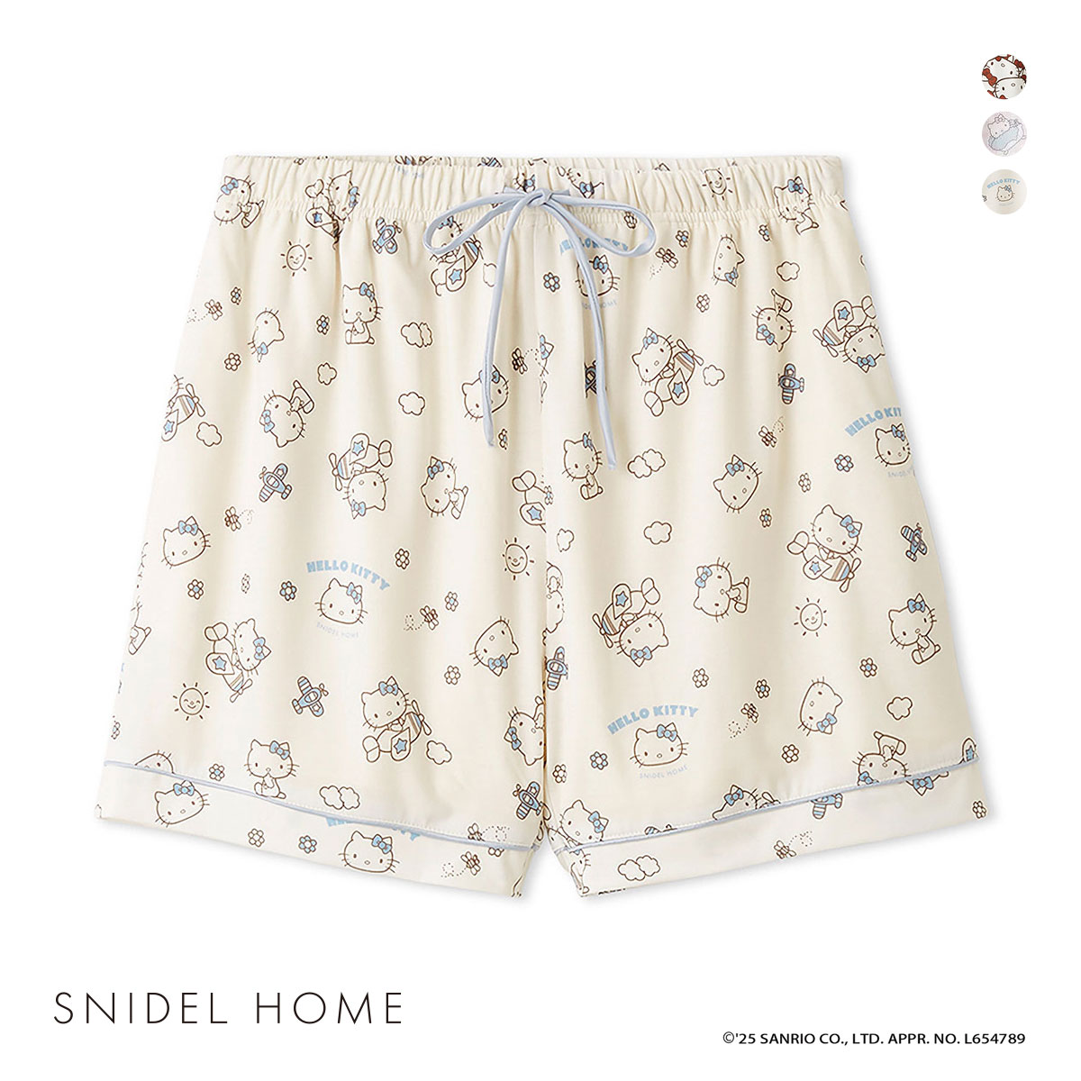 PNK スナイデルホーム【HELLO KITTY】総柄ショートパンツ スナイデルホーム SNIDEL HOME 【HELLO KITTY】総柄ショート