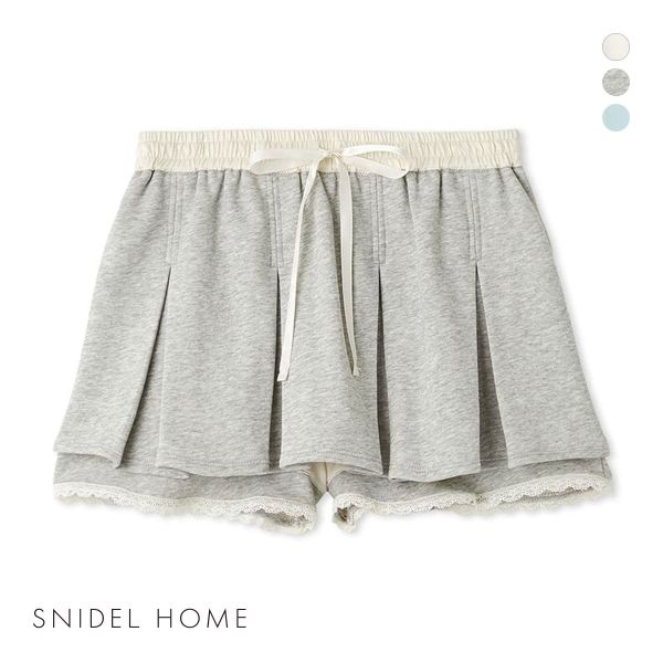 スナイデルホーム スウェットスカショーパン パジャマ ルームウェア SNIDEL HOME