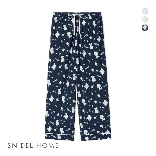 スナイデルホーム icy baby 接触冷感 総柄ロングパンツ パジャマ ルームウェア SNIDEL HOME