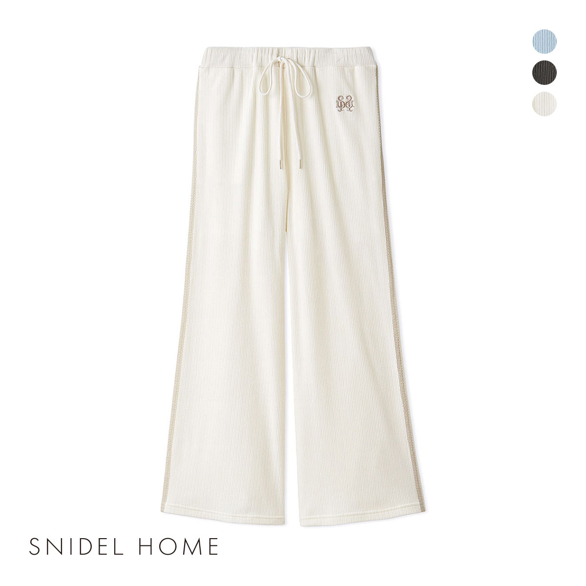 スナイデルホーム デザインカットロングパンツ SNIDEL HOME(IV-アイボリー-Free)
