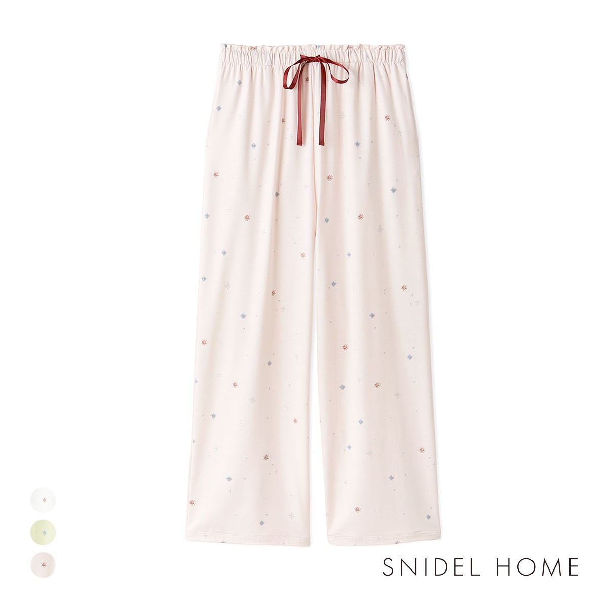 SNIDEL HOME ベアプリントロングパンツ フリンジロングパンツ(ロングパンツ)｜スナイデルホーム｜SNIDEL