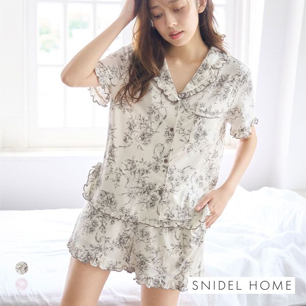 スナイデルホーム 接触冷感 カットレーヨンショートパンツ SNIDEL HOME